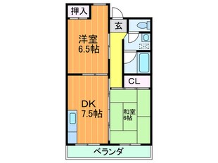 エクセルハイツの物件間取画像